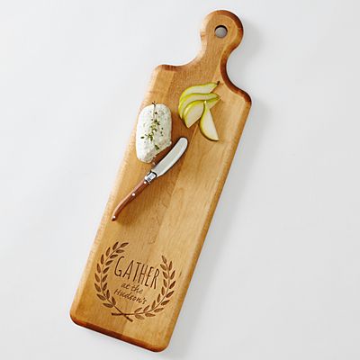 Family Gather Plank Serving Board