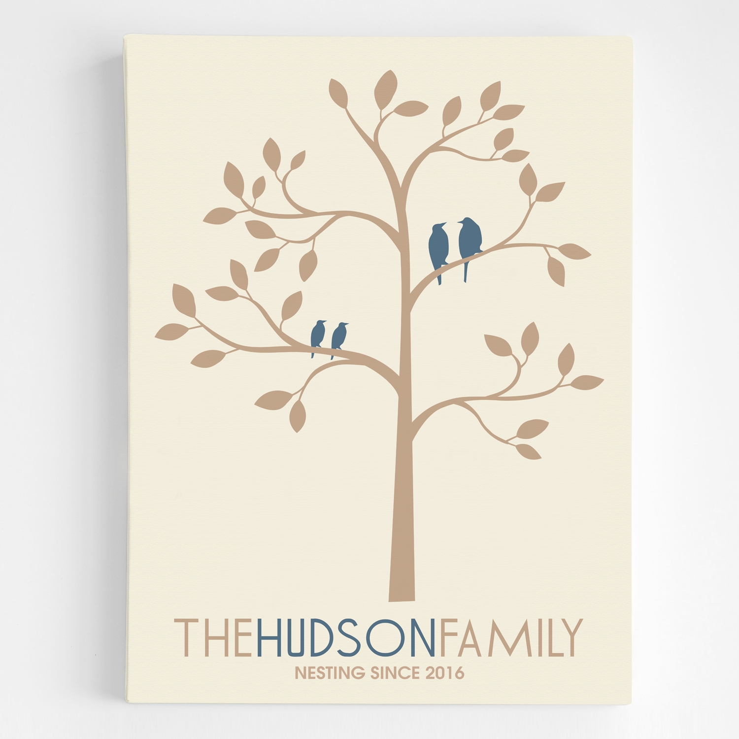 Family Tree Gallery Wall Art - 12x16