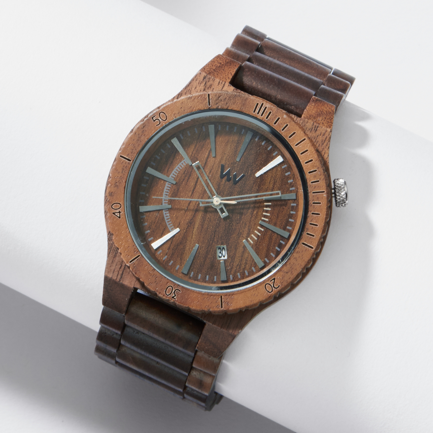 Monogram wooden watch 2025