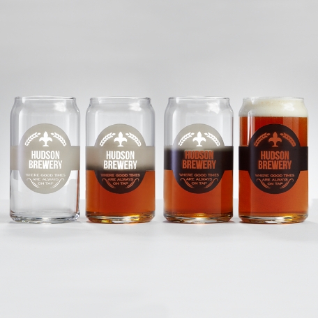 Keep it Chill Thermo Beer Can Glass Set