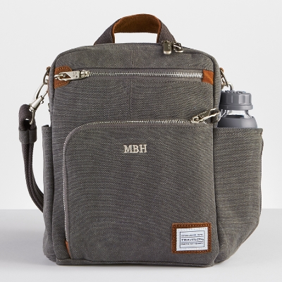 Canvas & Suede Anti-Theft Travel Personalized Explorer Bag