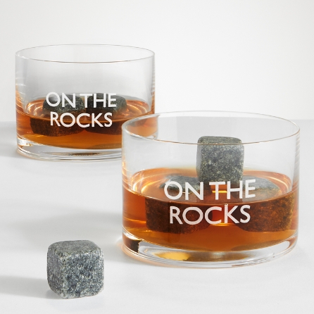 On The Rocks Whiskey Lovers Glass Set