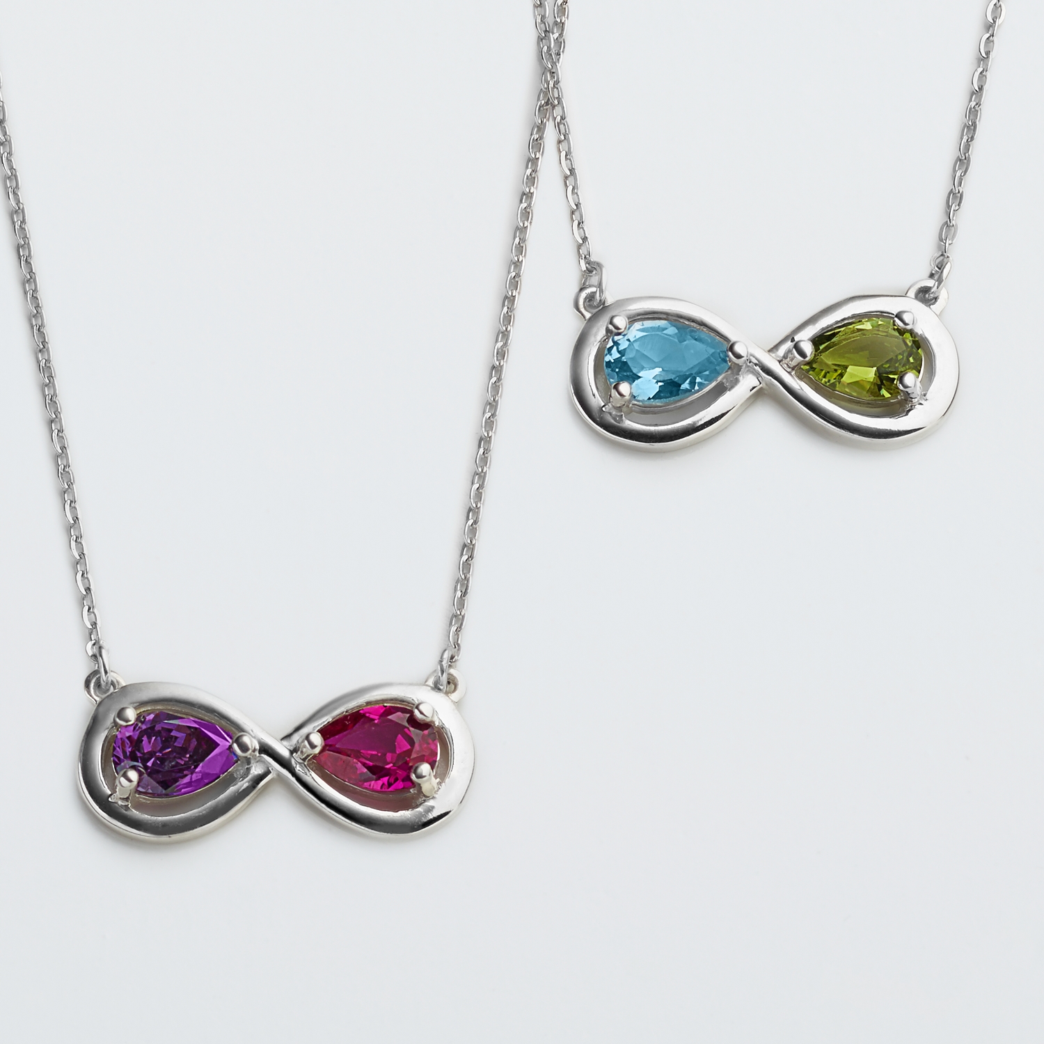 Eternal Love Birthstone Personalized Necklace