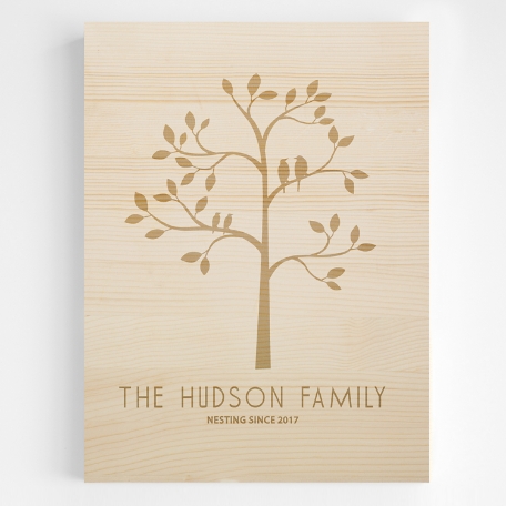 Family Tree Wooden Wall Art