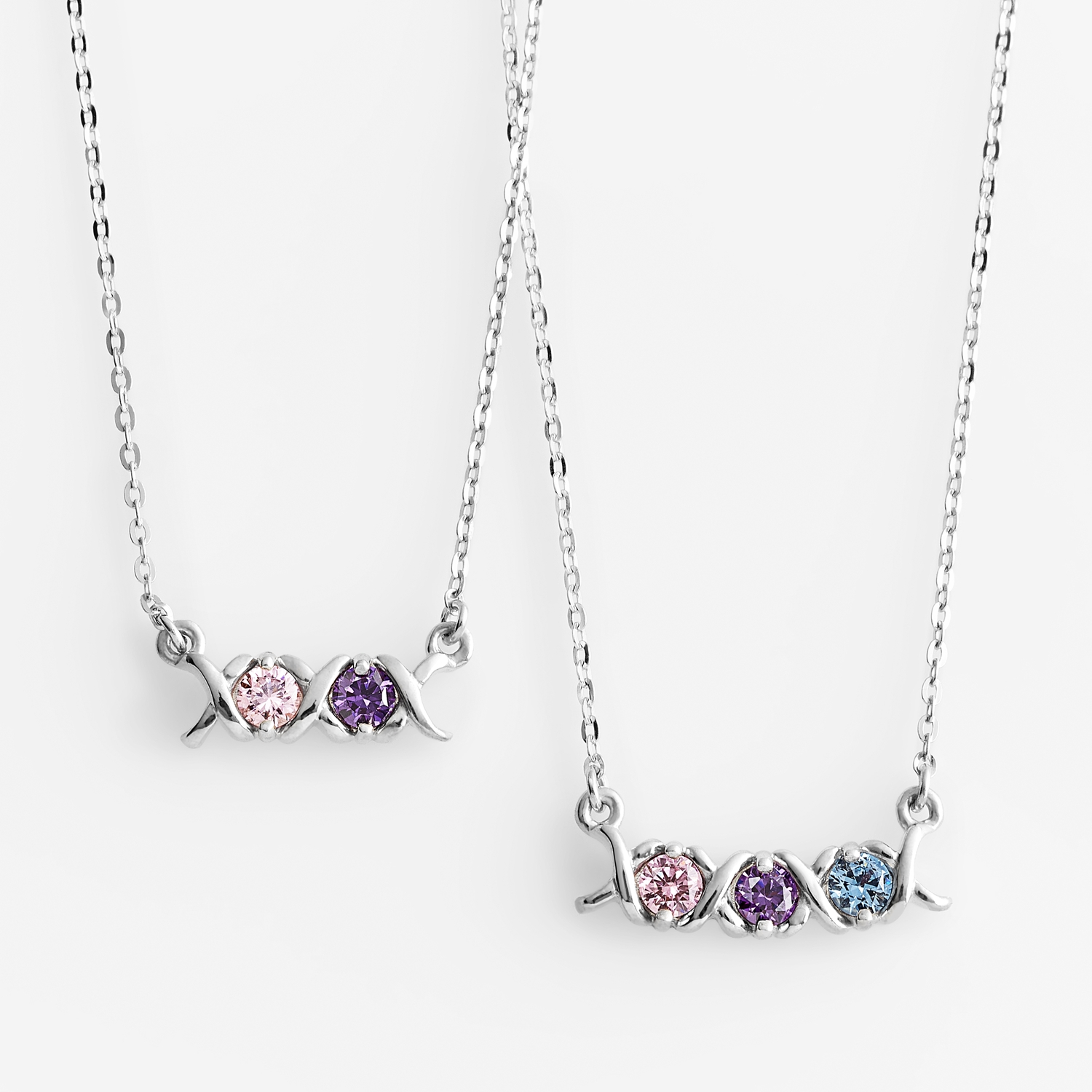 XO Birthstone Necklace