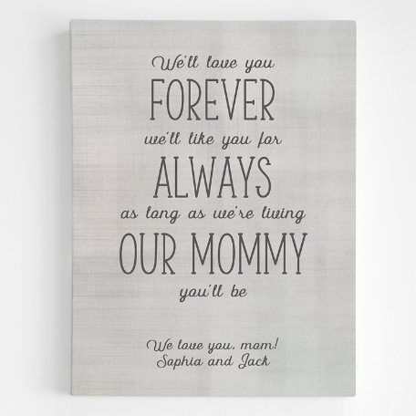 Mommy You Will Be Canvas Art - We - Gray
