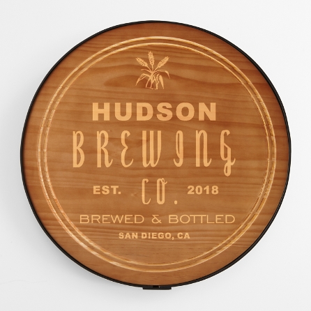 Barley Beer Barrel Sign