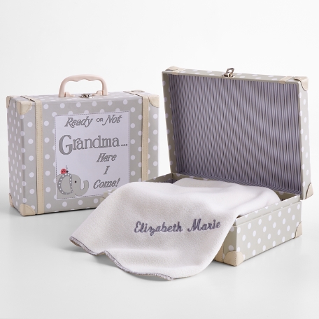 Sleepover at Grandma's Suitcase + Blanket