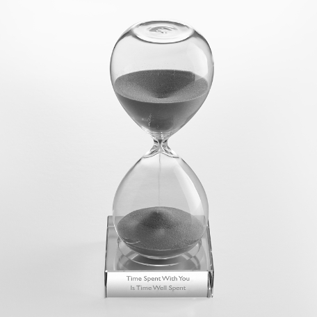 Sands of Time Hourglass - Any Message - Block