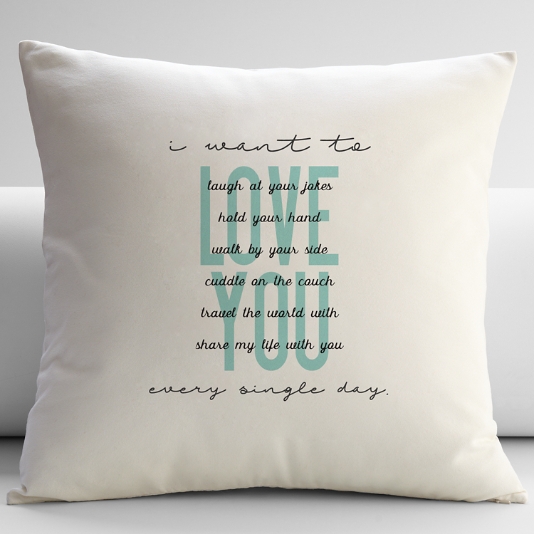 Personalized Throw Pillow - We Love You To Pieces - 18