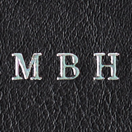 Leather Cosmetic Bag - Black - Silver Monogram