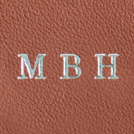 Leather Euro Weekender Bag - Tan - Silver Monogram