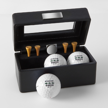 10 Piece Leather Golf Travel Set