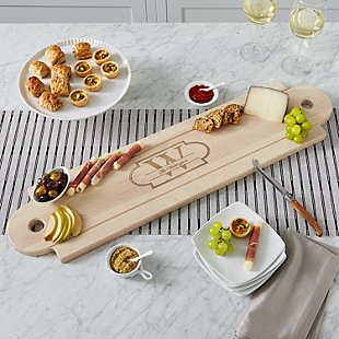 Family Name + Monogram Oversized Wood Banquet Board