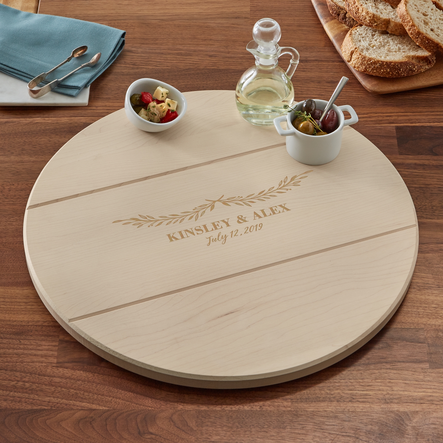 Floral Lazy Susan