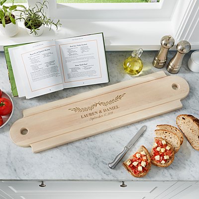 Floral Oversized Wood Banquet Board