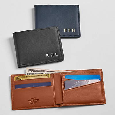 Men's Secure Personalized Leather Wallet