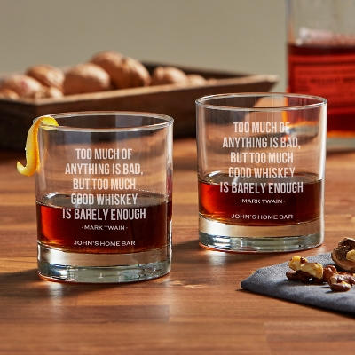 Whiskey Connoisseurs Personalized Glass Set
