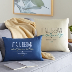 Where It All Began Throw Pillow