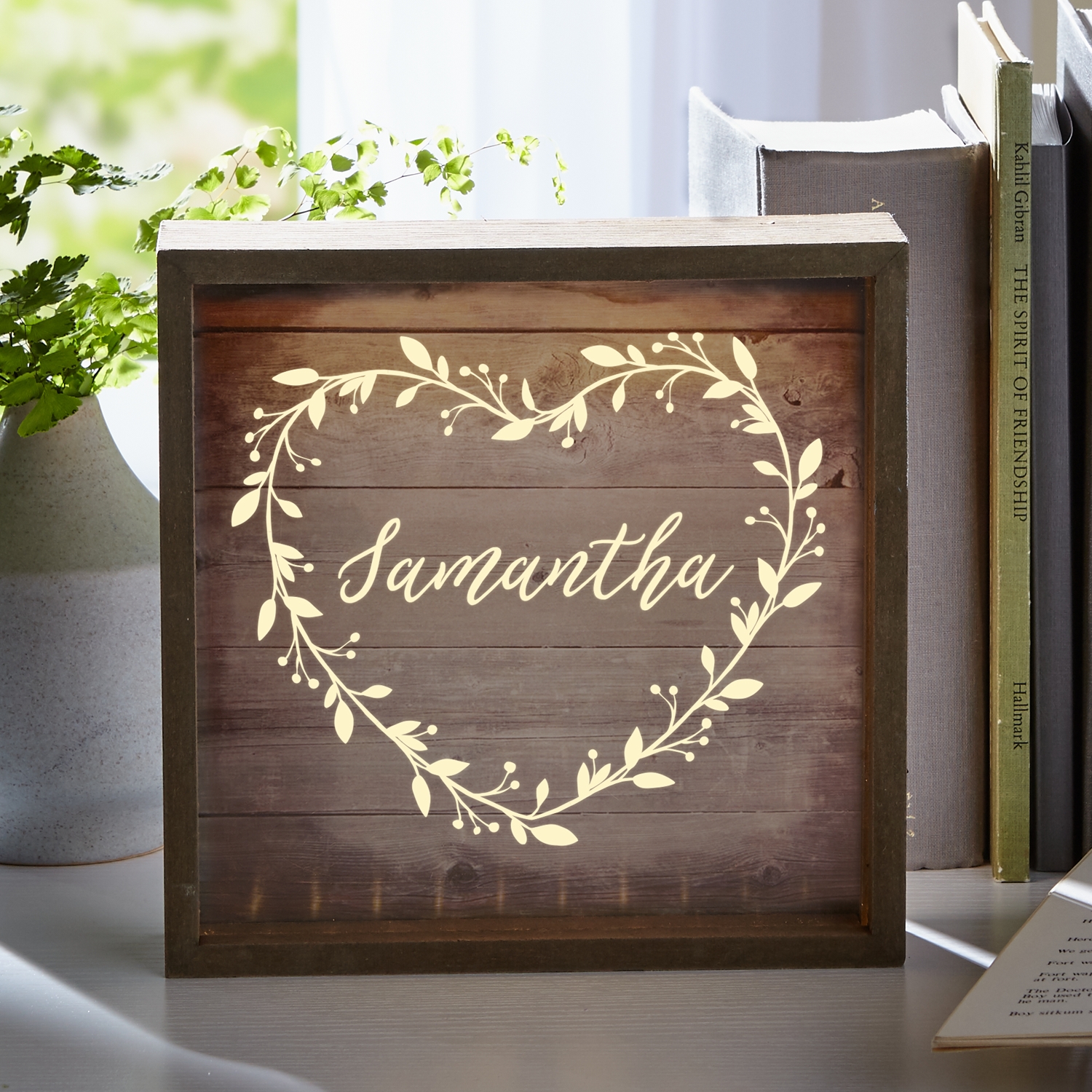 Vine of Love Personalized Light Box