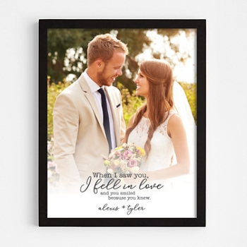 When We Fell in Love Framed Print