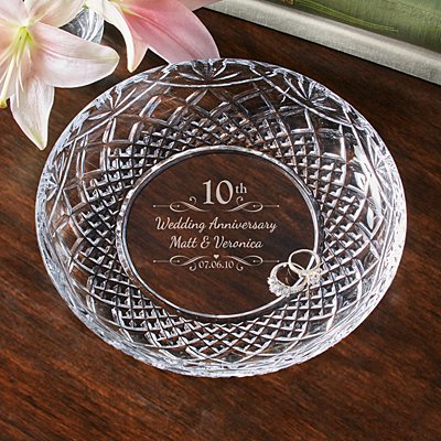 Galway Crystal Anniversary Plate