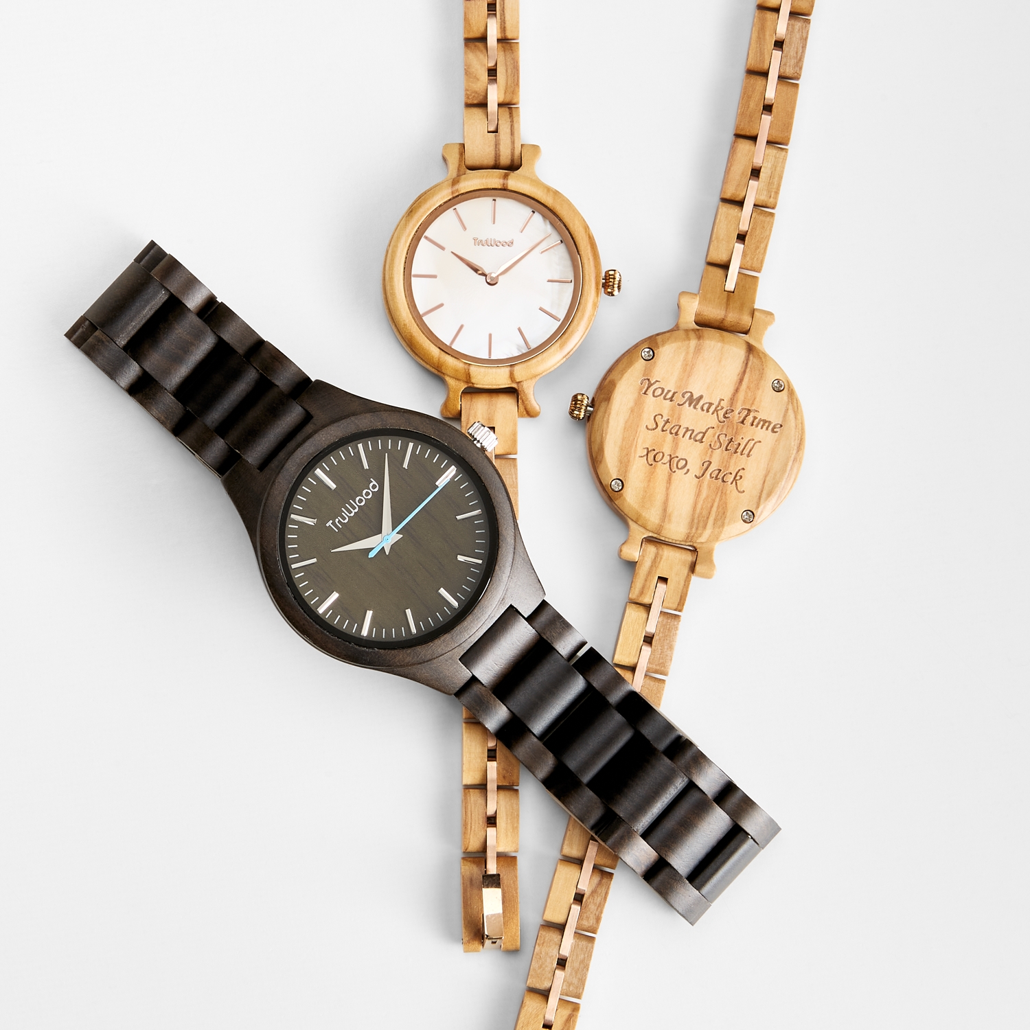 Couple’s Wooden Watch Set