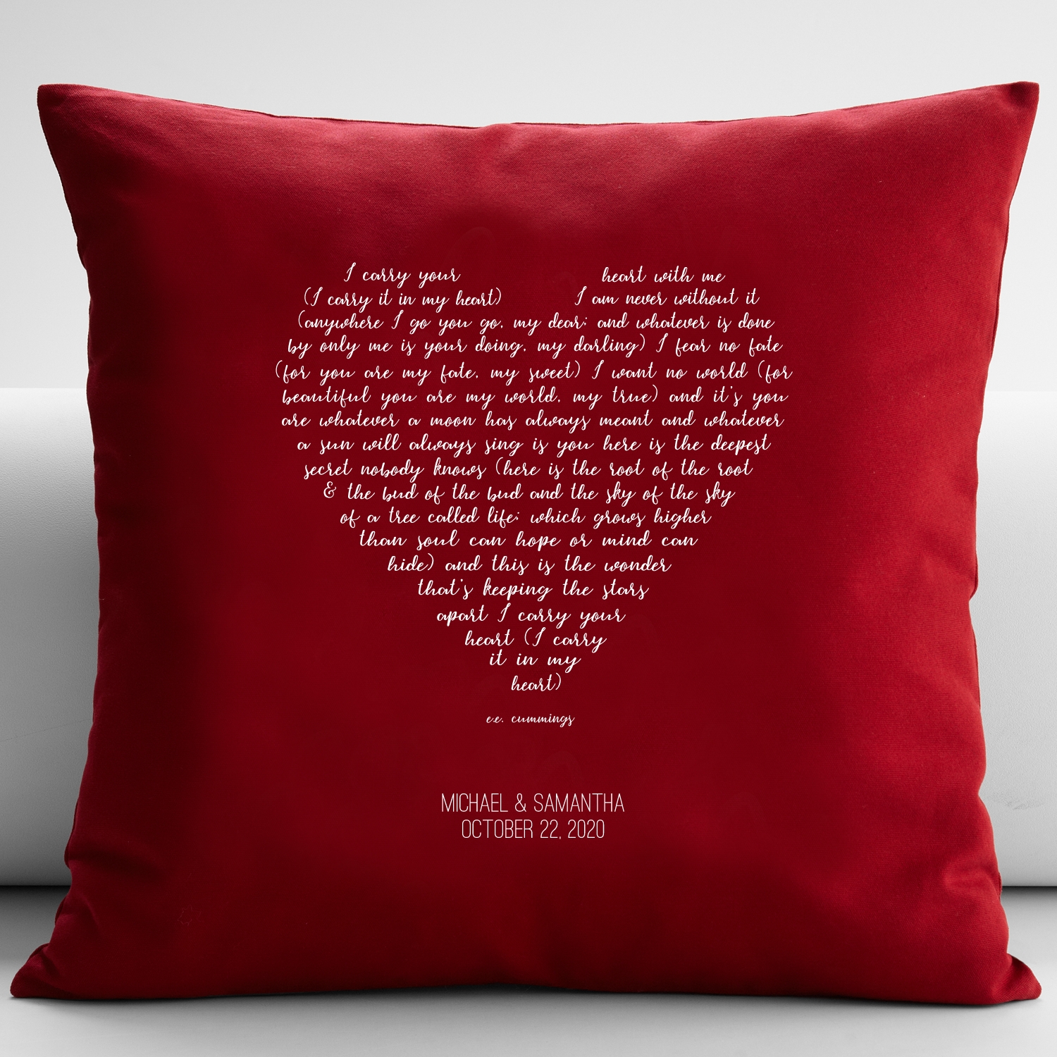 my heart pillow