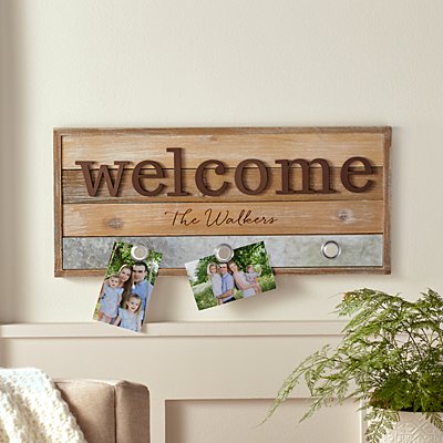 Welcome Metal Sign