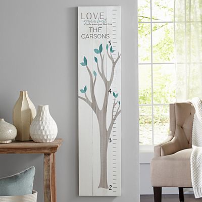 Wooden Family Growth Charts