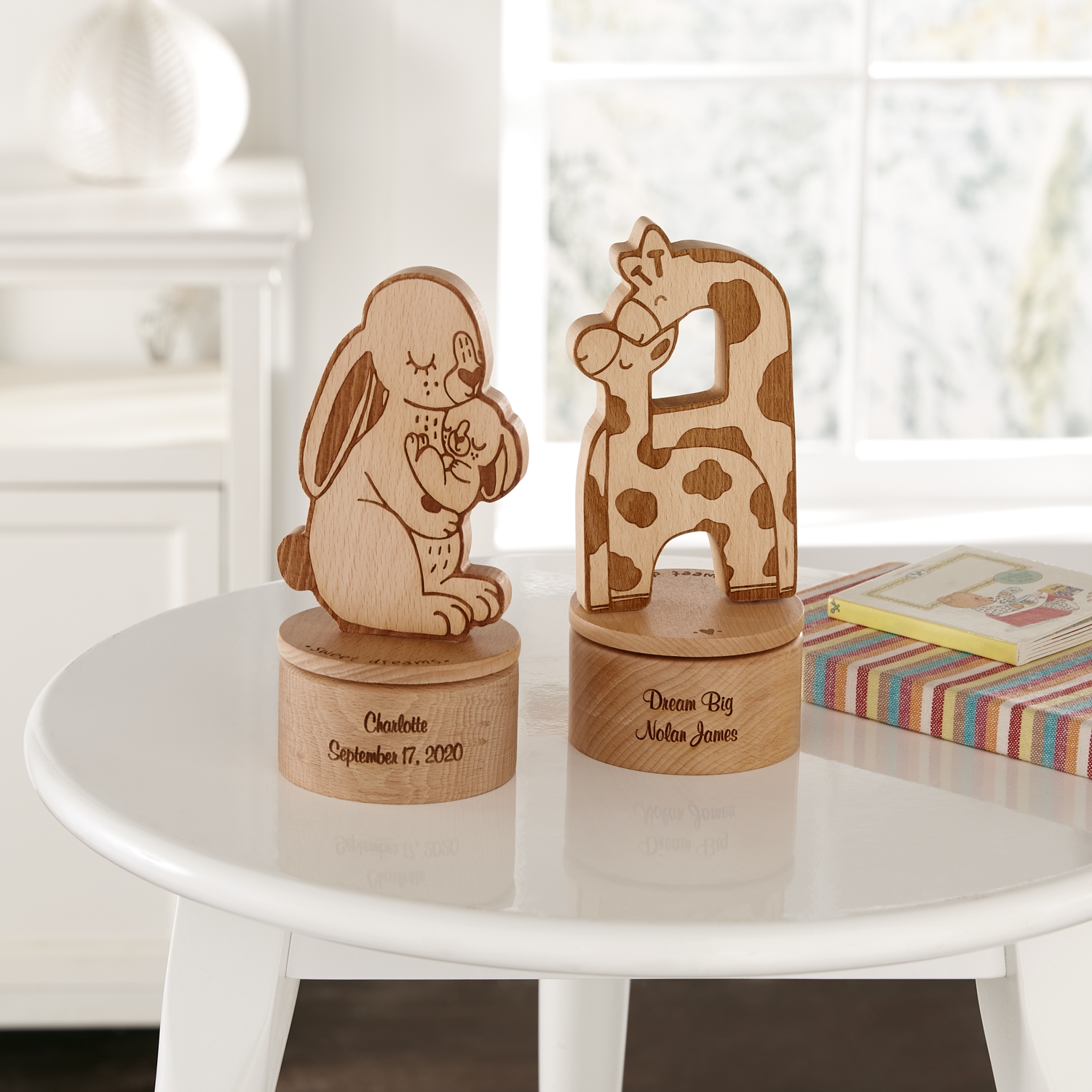 Wood Animal Keepsake Music Box