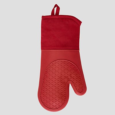 Silicone Oven Mitt - Red