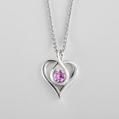 Eternal Love Personalized Gemstone Necklace