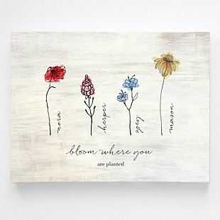Family of Flowers Wall Art