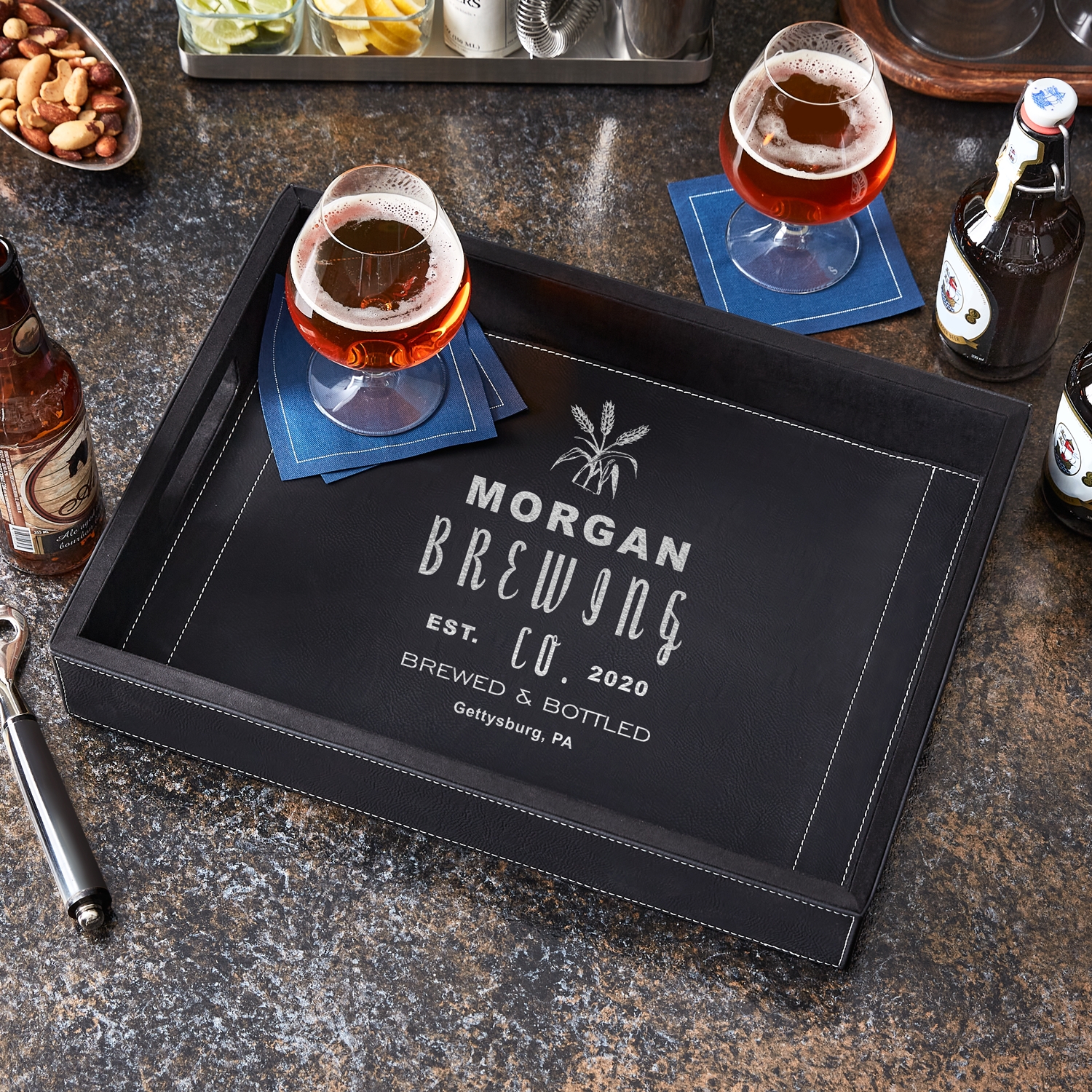 Barley Hops Bar Tray