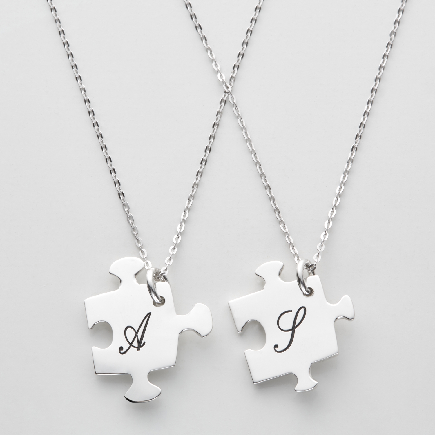 Piece of Me Puzzle Necklace Set