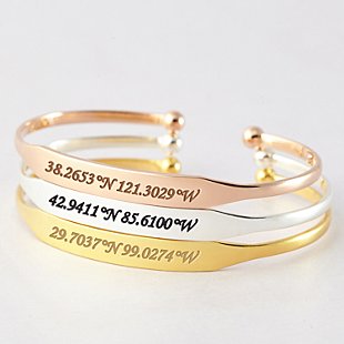 A Moment in Time Coordinates Bangle