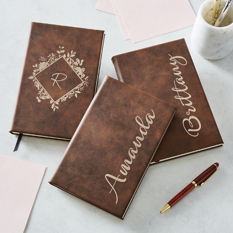 Leatherette Journal Set