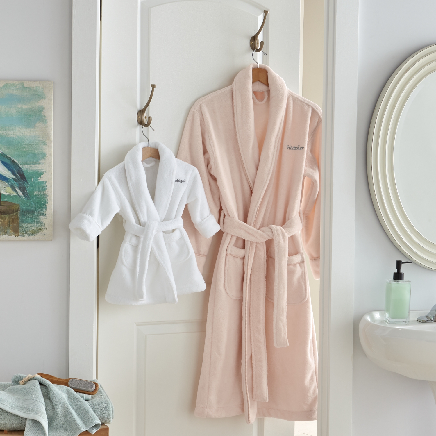 Mommy & Me Plush Robe Set