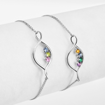 Eternal Embrace Birthstone Bracelet