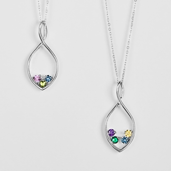 Eternal Embrace Birthstone Necklace