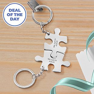 Perfect Fit Puzzle Keychain Set