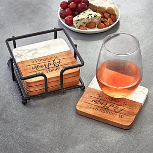 Family Name Coordinates Marble Wood  Coasters