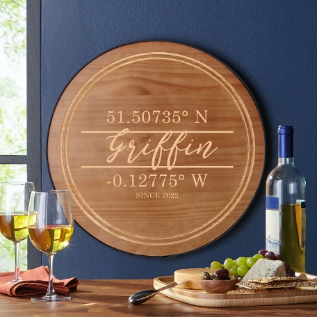 Family Name Coordinates Wine Barrel Sign
