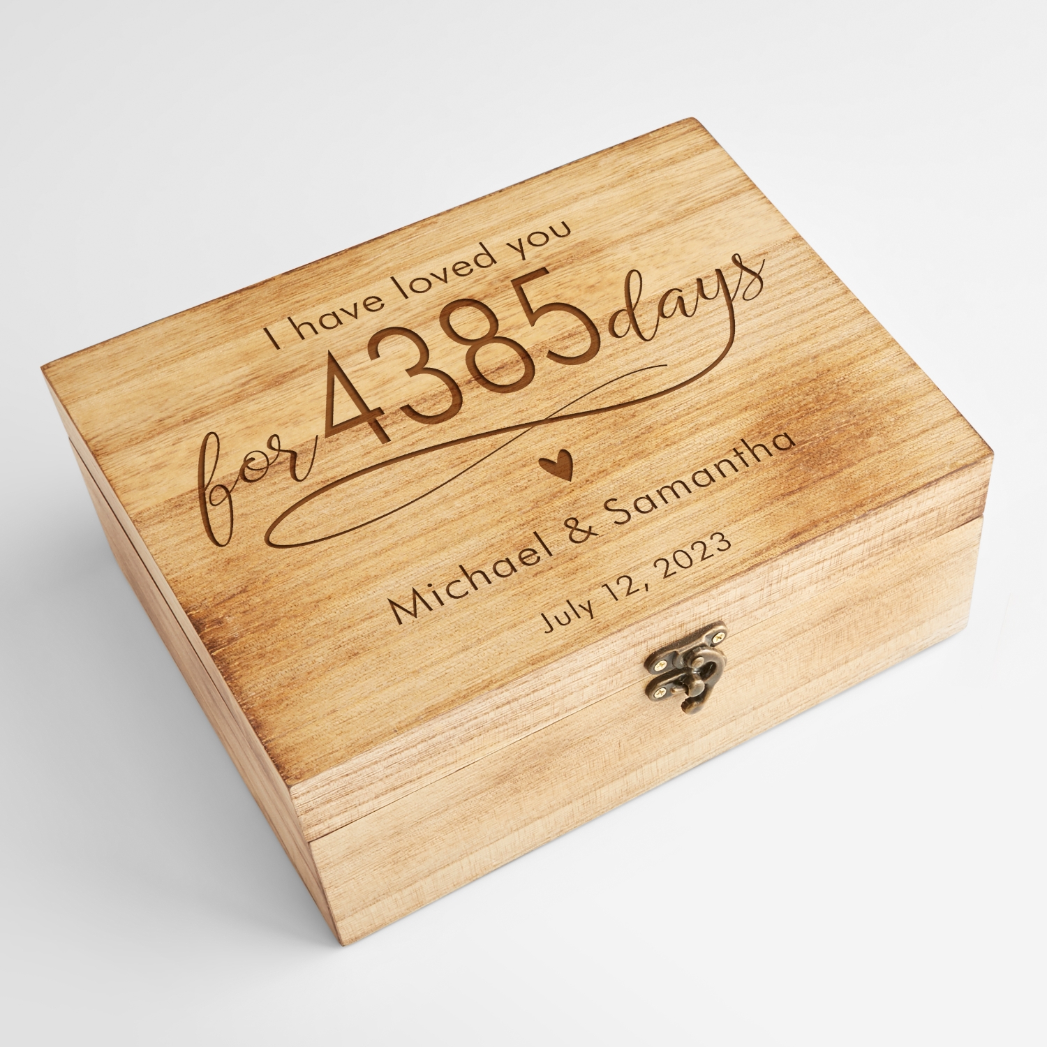 Cherishing the Moments Personalized Keepsake Box