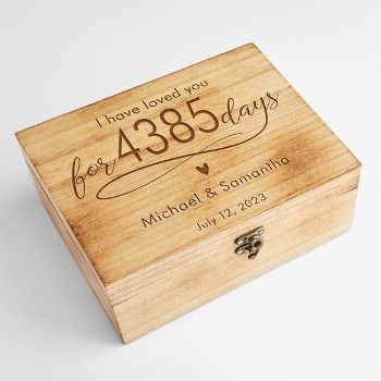 Cherishing the Moments Personalized Keepsake Box