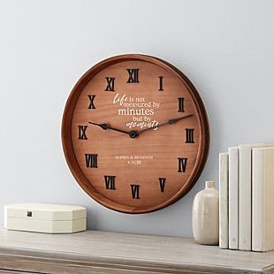When Minutes Turn to Moments Wine Barrel Clock