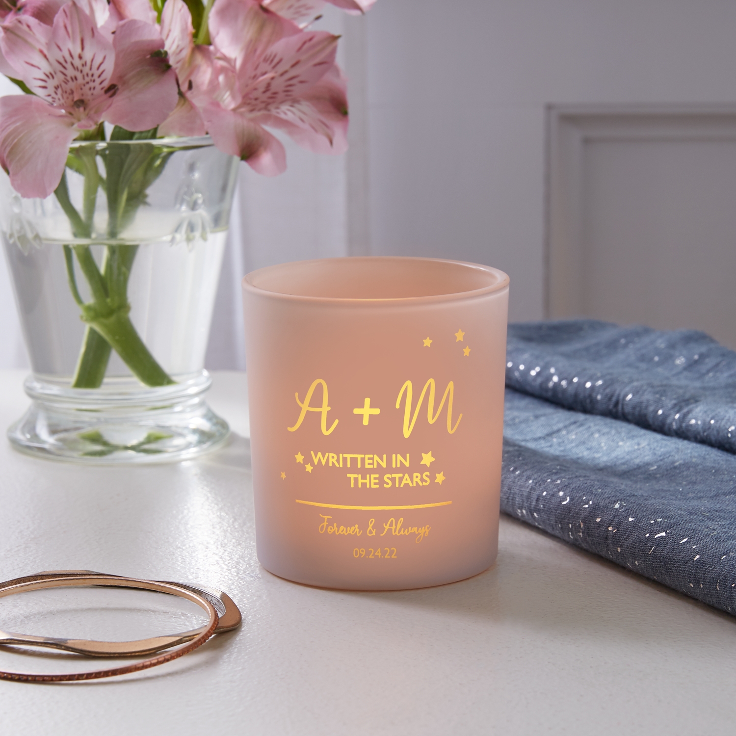 Written In the Stars Engraved LED Votive