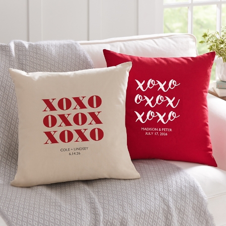 XOXO Throw Pillow