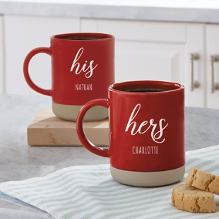 His & Hers Ceramic Mugs